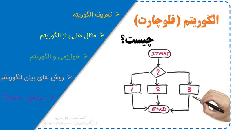 فیلم آموزش پودمان الگوریتم نهم