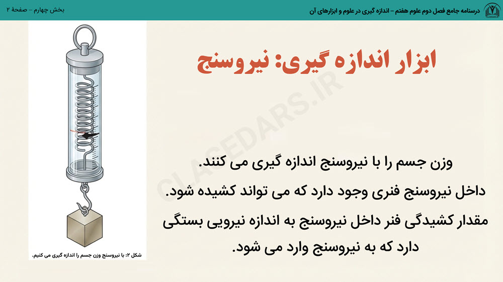 درسنامه جامع فصل دوم علوم هفتم